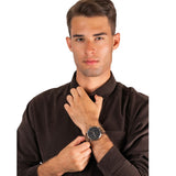 Tommy Hilfiger Briggs Chronograph Black Dial Brown Leather Strap Watch for Men - 1791425 Authentic Buy Shop Now