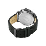 Tommy Hilfiger London Chronograph Grey Dial Black Leather Strap Watch for Men - 1791533 Authentic Buy Shop Now