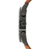 Tommy Hilfiger Gavin Chronograph Quartz Black Dial Brown Leather Strap Watch for Men - 1791470 Authentic Buy Shop Now