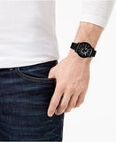 Tommy Hilfiger Denim Quartz Black Dial Black Leather Strap Watch for Men - 1791479 Authentic Buy Shop Now