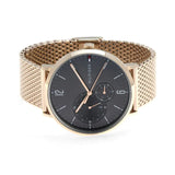 Tommy Hilfiger Brooklyn Grey Dial Gold Mesh Bracelet Watch for Men - 1791506 Authentic Buy Shop Now