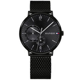 Tommy Hilfiger Brooklyn Black Dial Black Mesh Bracelet Watch for Men - 1791507 Authentic Buy Shop Now