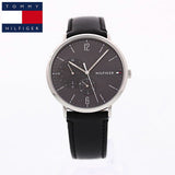 Tommy Hilfiger Brooklyn Black Dial Black Leather Strap Watch for Men - 1791509 Authentic Buy Shop Now