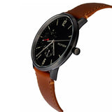 Tommy Hilfiger Brooklyn Quartz Black Dial Brown Leather Strap Watch for Men - 1791510 Authentic Buy Shop Now