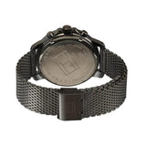 Tommy Hilfiger Deacon Multifunction Black Dial Black Mesh Bracelet Watch for Men - 1791546 Authentic Buy Shop Now