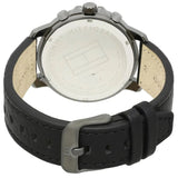 Tommy Hilfiger London Chronograph Grey Dial Black Leather Strap Watch for Men - 1791533 Authentic Buy Shop Now