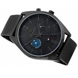 Tommy Hilfiger Deacon Analog Black Dial Black Mesh Bracelet Watch for Men - 1791547 Authentic Buy Shop Now