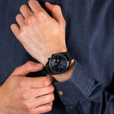Tommy Hilfiger Deacon Analog Black Dial Black Mesh Bracelet Watch for Men - 1791547 Authentic Buy Shop Now