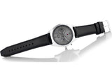 Tommy Hilfiger Deacan Grey Dial Black Leather Strap Watch for Men - 1791548 Authentic Buy Shop Now