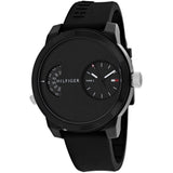 Tommy Hilfiger Denim Black Dial Black Rubber Strap Watch for Men - 1791555 Authentic Buy Shop Now