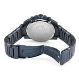 Tommy Hilfiger Decker Chronograph Blue Dial Blue Steel Strap Watch for Men - 1791560 Authentic Buy Shop Now