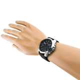 Tommy Hilfiger Decker Black Dial Black Leather Strap Watch for Men - 1791563 Authentic Buy Shop Now