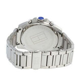 Tommy Hilfiger Iconic Quartz Black Dial Silver Steel Strap Watch for Men - 1791564 Authentic Buy Shop Now