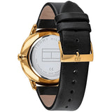 Tommy Hilfiger Hunter White Dial Black Leather Strap Watch for Men - 1791606 Authentic Buy Shop Now