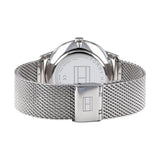 Tommy Hilfiger Hunter Quartz Black Dial Silver Steel Strap Watch for Men - 1791610 Authentic Buy Shop Now