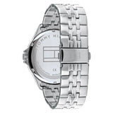 Tommy Hilfiger Shawn Multifunction Quartz Blue Dial Silver Steel Strap Watch for Men - 1791612 Authentic Buy Shop Now