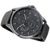 Tommy Hilfiger Shawn Chronograph Quartz Grey Dial Grey Mesh Bracelet Watch for Men - 1791613 Authentic Buy Shop Now