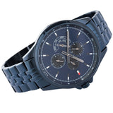 Tommy Hilfiger Shawn Quartz Blue Dial Blue Steel Strap Watch for Men - 1791618 Authentic Buy Shop Now