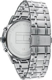 Tommy Hilfiger Kyle Chronograph Grey Dial Silver Steel Strap Watch for Men - 1791632 Authentic Buy Shop Now