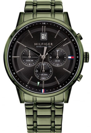 Tommy Hilfiger Quartz Black Dial Black Steel Strap Watch for Men - 1791634 Authentic Buy Shop Now