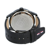 Tommy Hilfiger Austin Black Dial Black Leather Strap Watch for Men - 1791638 Authentic Buy Shop Now