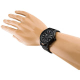 Tommy Hilfiger Austin Black Dial Black Leather Strap Watch for Men - 1791638 Authentic Buy Shop Now