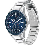 Tommy Hilfiger Austin Blue Dial Silver Steel Strap Watch for Men - 1791640 Authentic Buy Shop Now