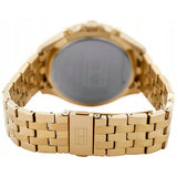 Tommy Hilfiger West Chronograph Quartz Black Dial Gold Steel Strap Watch For Men - 1791708 Authentic Buy Shop Now