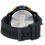 Tommy Hilfiger Jeans Analog Black Dial Black Silicone Strap Watch For Men - 1791763 Authentic Buy Shop Now