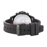 Tommy Hilfiger Mason Black Dial Black Rubber Strap Watch for Men - 1791792 Authentic Buy Shop Now