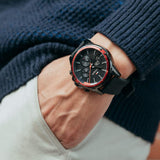 Tommy Hilfiger Mason Black Dial Black Rubber Strap Watch for Men - 1791793 Authentic Buy Shop Now