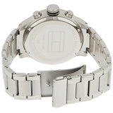 Tommy Hilfiger Trent Quartz Black Dial Silver Steel Strap Watch For Men - 1791805 Authentic Buy Shop Now