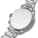 Tommy Hilfiger Trent Quartz Black Dial Silver Steel Strap Watch For Men - 1791805 Authentic Buy Shop Now