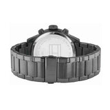 Tommy Hilfiger Trent Chronograph Grey Dial Grey Steel Strap Watch For Men - 1791806 Authentic Buy Shop Now