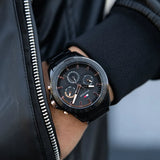 Tommy Hilfiger Aiden Chronograph Black Dial Black Steel Strap Watch For Men - 1791858 Authentic Buy Shop Now