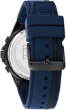 Tommy Hilfiger Aiden Chronograph Blue Dial Blue Silicone Strap Watch For Men - 1791860 Authentic Buy Shop Now