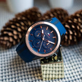 Tommy Hilfiger Aiden Chronograph Blue Dial Blue Silicone Strap Watch For Men - 1791860 Authentic Buy Shop Now
