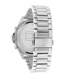 Tommy Hilfiger Legend Chronograph Blue Dial Silver Steel Strap Watch For Men - 1710569 Authentic Buy Shop Now