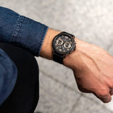 Tommy Hilfiger Blaze Multifunction Black Dial Black Rubber Strap Watch For Men - 1792028 Authentic Buy Shop Now