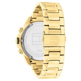 Tommy Hilfiger Lars Chronograph Gold Dial Gold Steel Strap Watch For Men - 1792060 Authentic Buy Shop Now