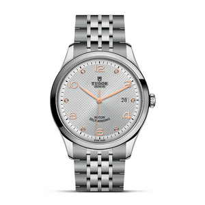 Tudor 1926 Automatic Diamonds Silver Dial Silver Steel Strap Watch for Men - M91650-0003 Authentic Buy Shop Now