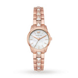Michael Kors Runway Mercer Mother of Pearl White Dial Two Tone Steel Strap Watch For Women - MK6674 Authentic Buy Shop Now
