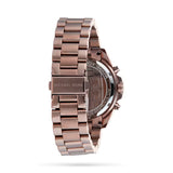 Michael Kors Bradshaw Chronograph Brown Dial Brown Steel Strap Watch For Women - MK6247 Authentic Buy Shop Now