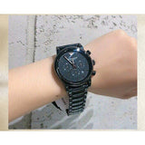 Emporio Armani Luigi Chronograph Black Dial Black Stainless Steel Watch For Men - AR1507 Authentic Buy Shop Now