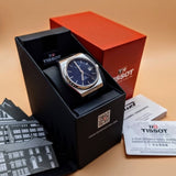 Tissot PRX Powermatic 80 Blue Dial Blue Leather Strap Watch for Men - T137.407.16.041.00 Authentic Buy Shop Now
