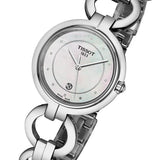Tissot T Trend Flamingo Mother of Pearl Dial Silver Steel Strap Watch for Women - T094.210.11.116.00 Authentic Buy Shop Now