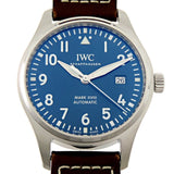 IWC Pilot's Mark XVIII Le Petit Prince Blue Dial Brown Leather Strap Watch for Men - IW327004 Authentic Buy Shop Now
