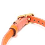 Marc Jacobs Sally White Dial Orange Leather Strap Watch for Women - MBM1355 Authentic Buy Shop Now