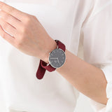 Daniel Wellington Classic Roselyn Black Dial Red NATO Strap Dial Watch For Women - DW00100270 Authentic Buy Shop Now