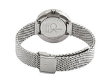 Calvin Klein Firm Black Dial Silver Mesh Bracelet Watch for Women - K3N23121 Authentic Buy Shop Now
